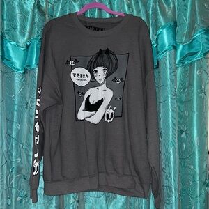 “Can you not” anime girl style sweatshirt